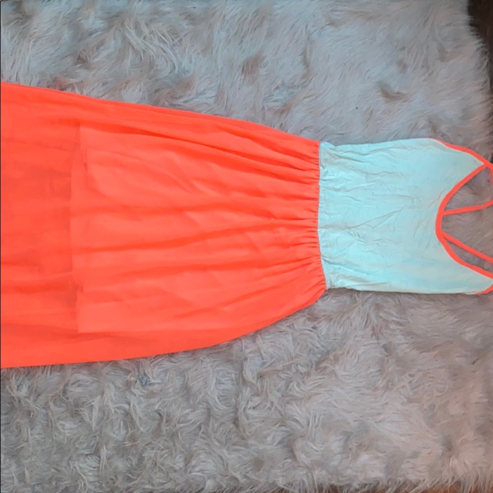 Pataya Pink and blue Maxi Dress